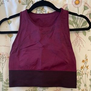 Lululemon Ebb to Train High Neck Long Line Bra
